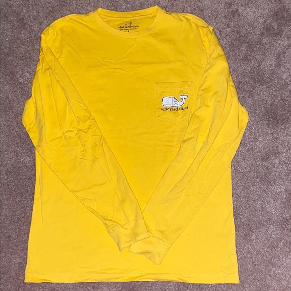 Vineyard Vines Long Sleeve Hockey T-Shirt